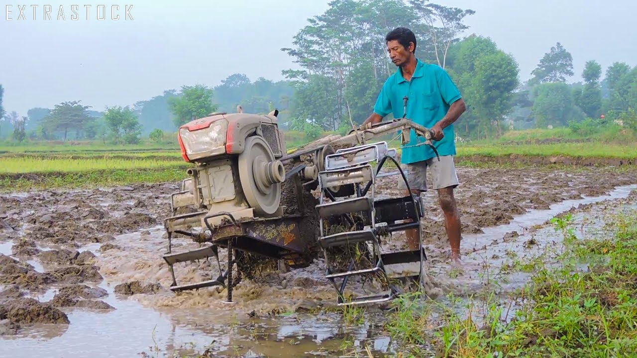 Zeva Quick G3000 Рисовый полевой трактор! Жесткий и стабильный на работе # PART1