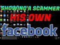 Showing a scammer his facebook! + Reaction