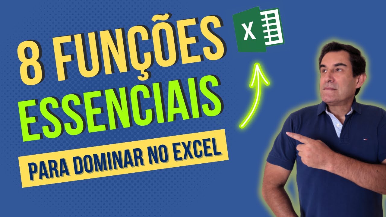 8 FUNÇÕES ESSENCIAIS PARA VOCÊ DOMINAR NO EXCEL #funções #excel - YouTube