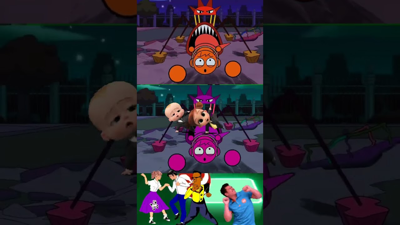 SPRUNKI SLIDE EATER: GameToons | CoffinDance Song (COVER) 🎶 TILES HOP EDM RUSH