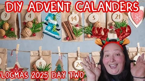 Laten we aftellen | DIY Adventskalenders | Vlogmas 2025 Dag Twee