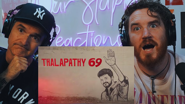 The Love for Thalapathy | Thalapathy 69 Announcement | Thalapathy Vijay | REACTION!!