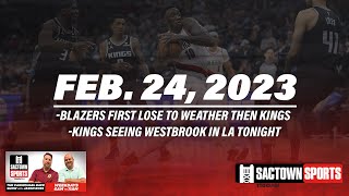 Kings beat the jet-lagged Blazers | The Carmichael Dave Show w\/Jason Ross