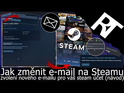 Jak změnit email na Steamu – změna emailu na Steamu – Jak na Steamu změnit e-mail – Steam (tutoriál)