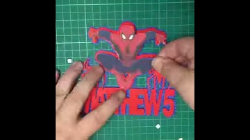 Spider-Man cake topper