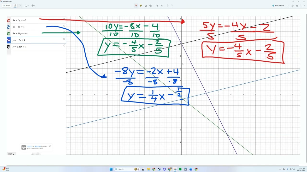 Number of Solutions to Linear System of Equations
