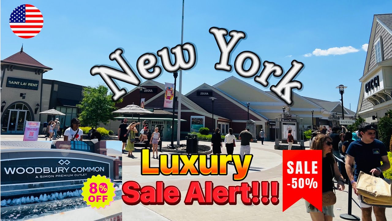 NEW YORK’s PREMIUM OUTLET: [4K]🇺🇸Woodbury Common Premium Outlet Walking Tour (May 24, 2024)