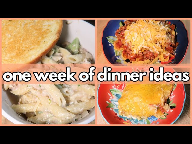 FAMILY FRIENDLY DINNER IDEAS | What’s For Dinner? #326 | 1-WEEK OF REAL LIFE MEALS class=