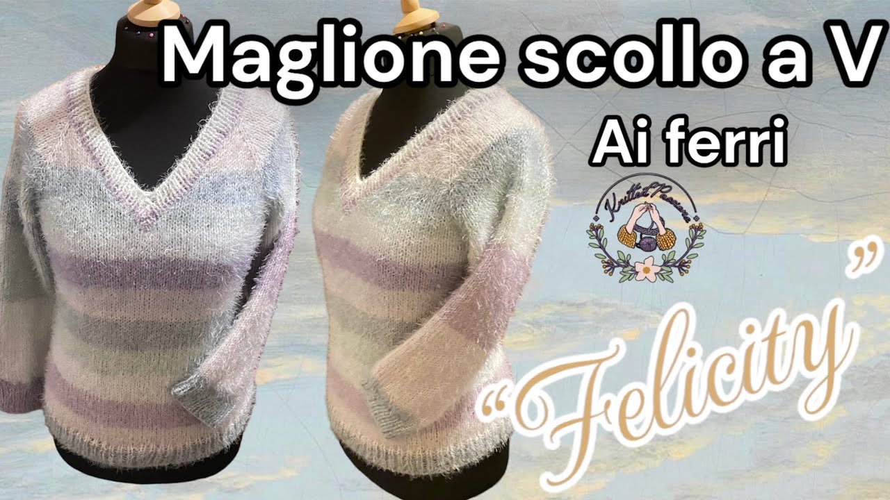 Maglione scollo a V “Felicity”