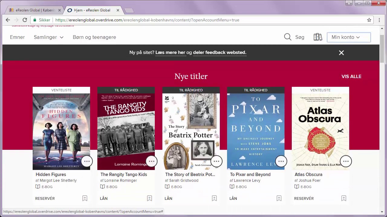 eReolen Global - lån engelske bøger på Global - YouTube