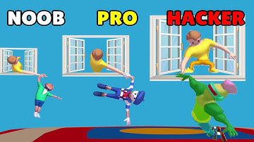 NOOB vs PRO vs HACKER in Fall Guy