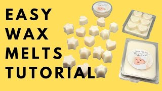 Making Super Easy Wax Melts For Beginners Wax Hero Tutorial