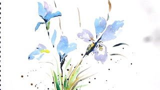 watercolor paintings easy painting flowers flower beginners paint watercolors watercolour very canvas beginner getdrawings chinese