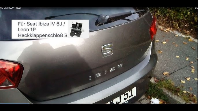 Замена замка багажника SEAT IBIZA 6J. Heckklappen Schloss Seat Ibiza 6J  austauschen. 