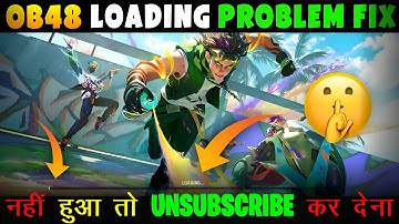 How To Solve Free Fire Loading Problem | Free Fire Open Problem | Free Fire Loading Problem