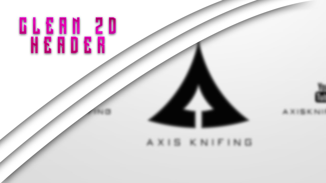 Tutorial #1 Clean 2d Header/ Banner Photoshop