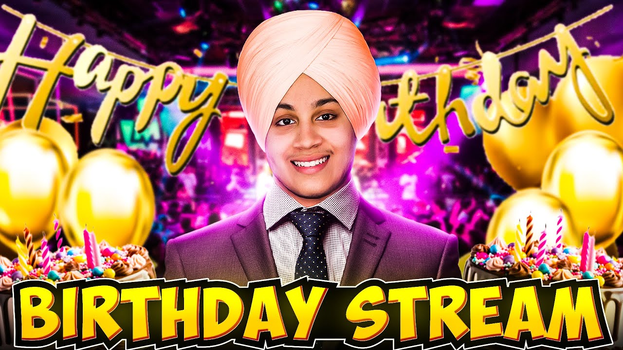😍BIRTHDAY STREAM 🔥 RANK PUSH #bgmilive