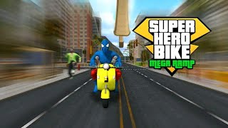 SUPER HERO BIKE MEGA RAMP screenshot 5