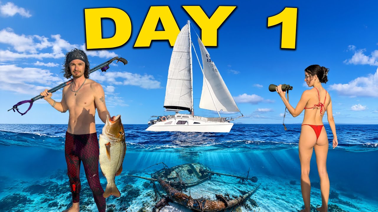 ⁣Day 1 Sailing North & Living Off the Ocean