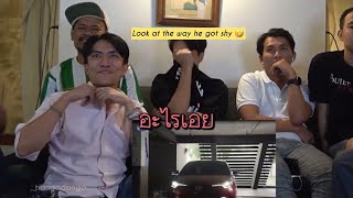 Ohmnanon Nanon reaction to Ohm singing ''Love score'' song| Nanon getting shy 🥰| #ohmnanon