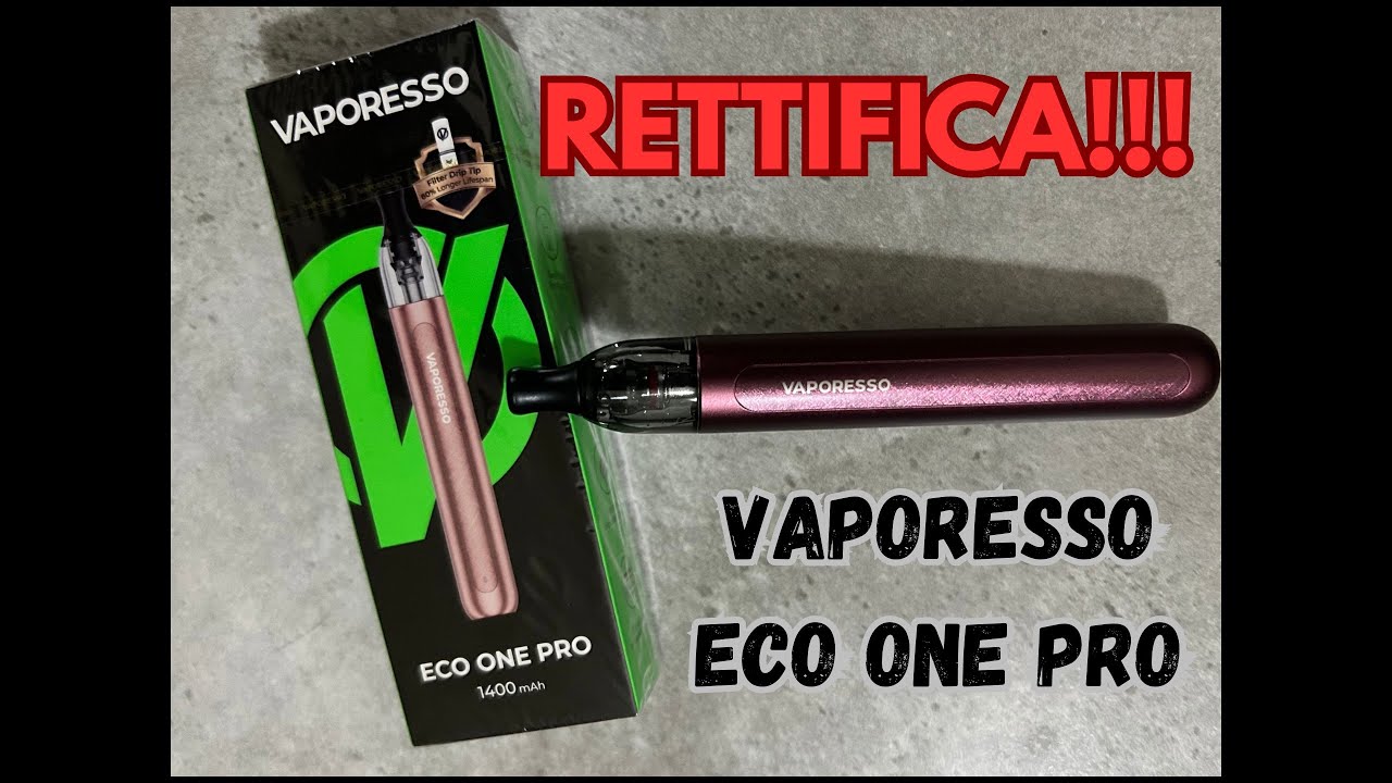 ECO ONE PRO RETTIFICA : ARIA REGOLABILE E TIRO STRETTISSIMO!!!