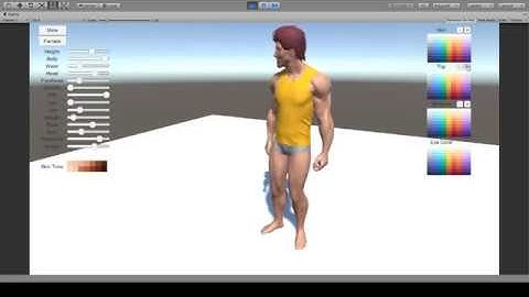 UMA Simple Character Creator Showcase