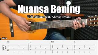 Nuansa Bening - Vidi Aldiano feat. Ahmad Dhani - Fingerstyle Guitar Tutorial + TAB & Lyrics