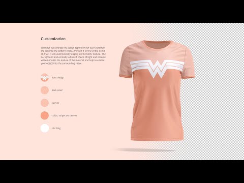 Women's T-shirt Animated Mockup, a Shirt Mockup by rebrandy (Thumbnail 10 of 11)