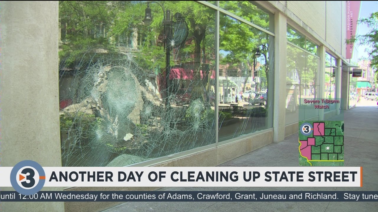 Crews spend Tuesday cleaning up State Street