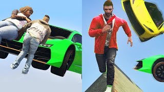 CARROS vs. CORREDORES! GTA ONLINE! C/ TazerCraft, Cafeinado