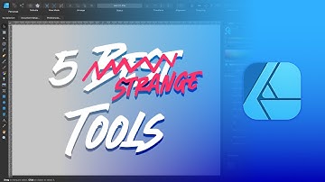 5 Strange Tools Tips & Tricks for Affinity Designer