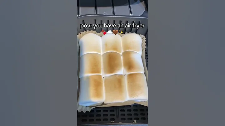 This Viral Airfryer S’mores Dip Is INSANE 🤤🔥 5-Minute Dessert Hack! 🍫 #fyp #recipe