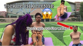 TICKLING CHALLENGE + DONT SPIT OUT THE WATER CHALLENGE (Brush Edition) // KASH ROX et FRIENDS