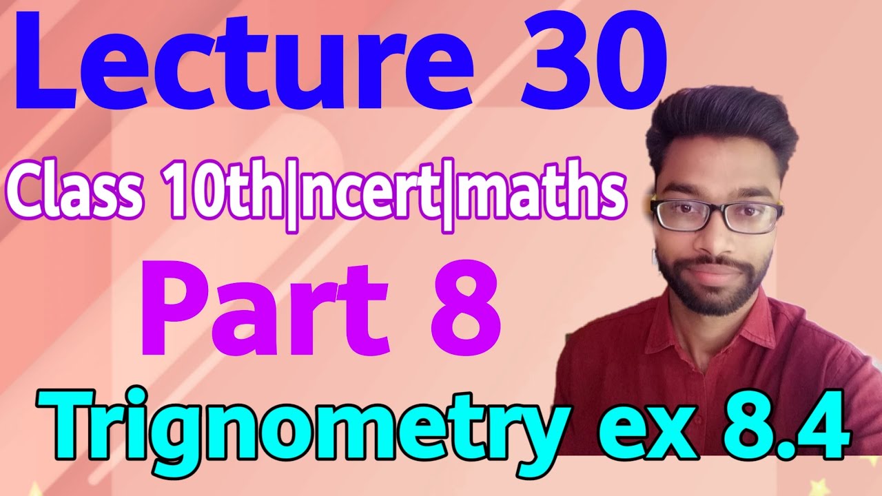 Trignometry class 10th|| ex 8.4 ques 5(i, ii)|| tricky explanation by ...