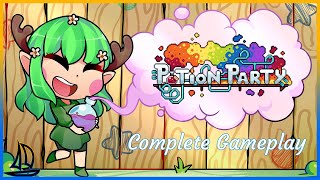 POTION PARTY Chill gameplay for relax or study - Complete walkthrough | No commentary