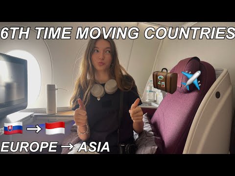 MOVE TO INDONESIA WITH ME | (the life of a diplomatic child) | Moving Diaries ep. 2 ✈️ 🧳 💗