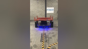 Fred AGV - Lift Pallet PickUp in the Warehouse