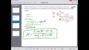 AP Physics C: Ch. 6 FRQ 1
