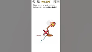 Brain Out Level 109 Time to go to bed please help me to turn off the light BGMI ZONE