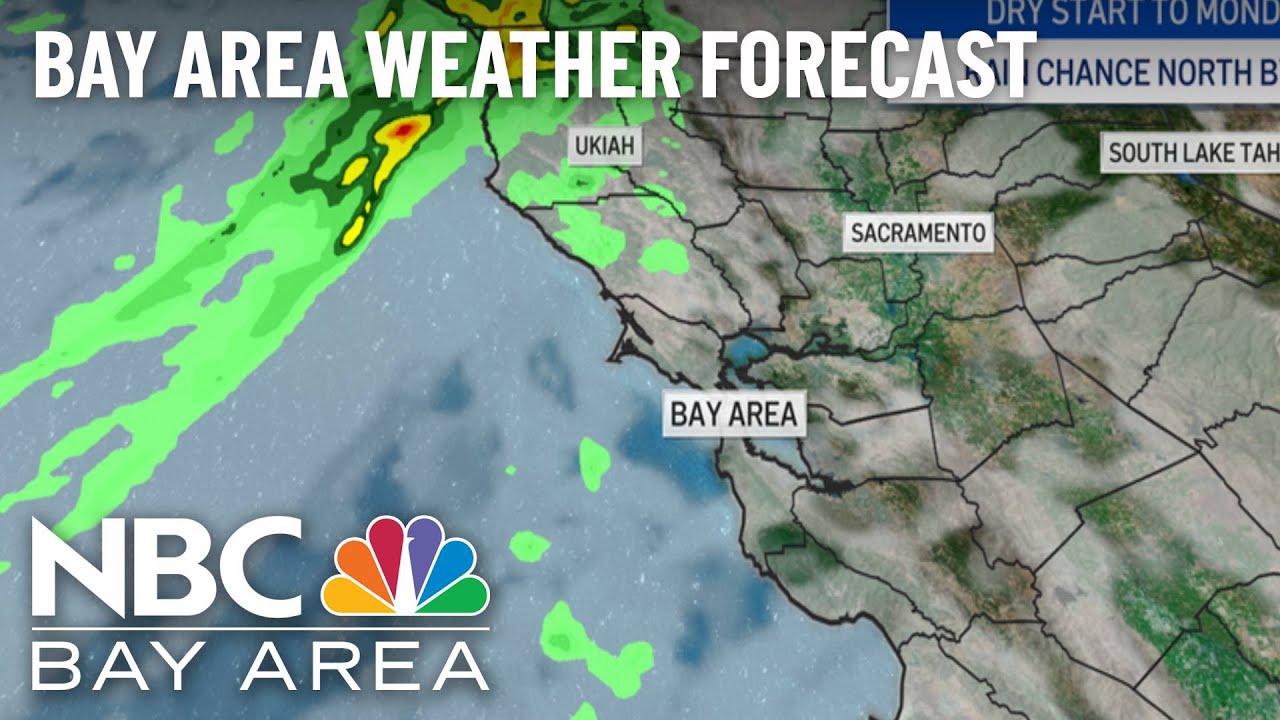 Bay Area Forecast: Rain Returns Late Monday - YouTube