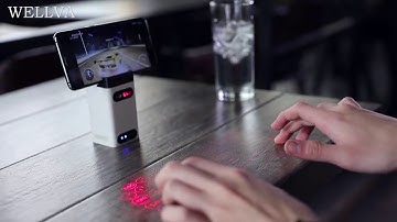 Laser Bluetooth Keyboard with Virtual Projection