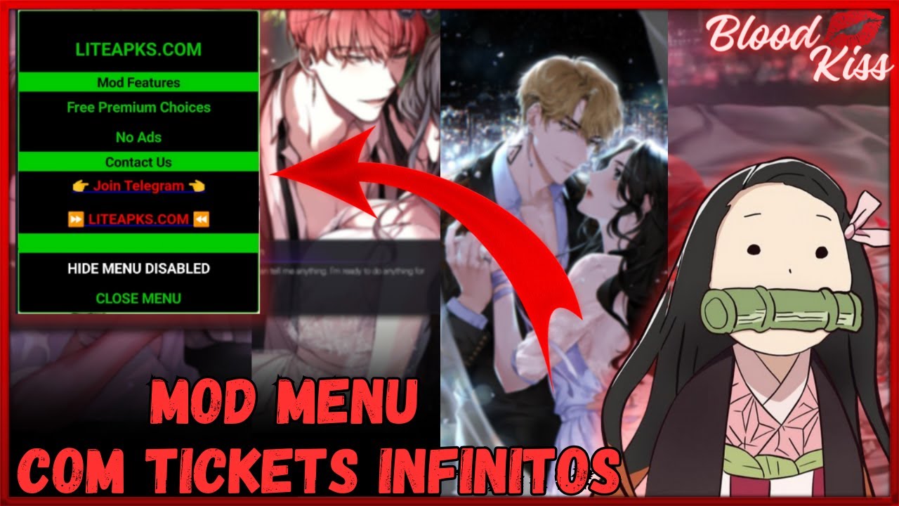 ⭐SAIU!! BLOOD KISS MOD APK COM ESCOLHAS INFINITAS V1.21.2 YouTube