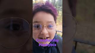 Justin&#39;s purple hair from Lankybox for Crazy Hair Day! 👦💜🍩 #crazyhair #lankybox #autism