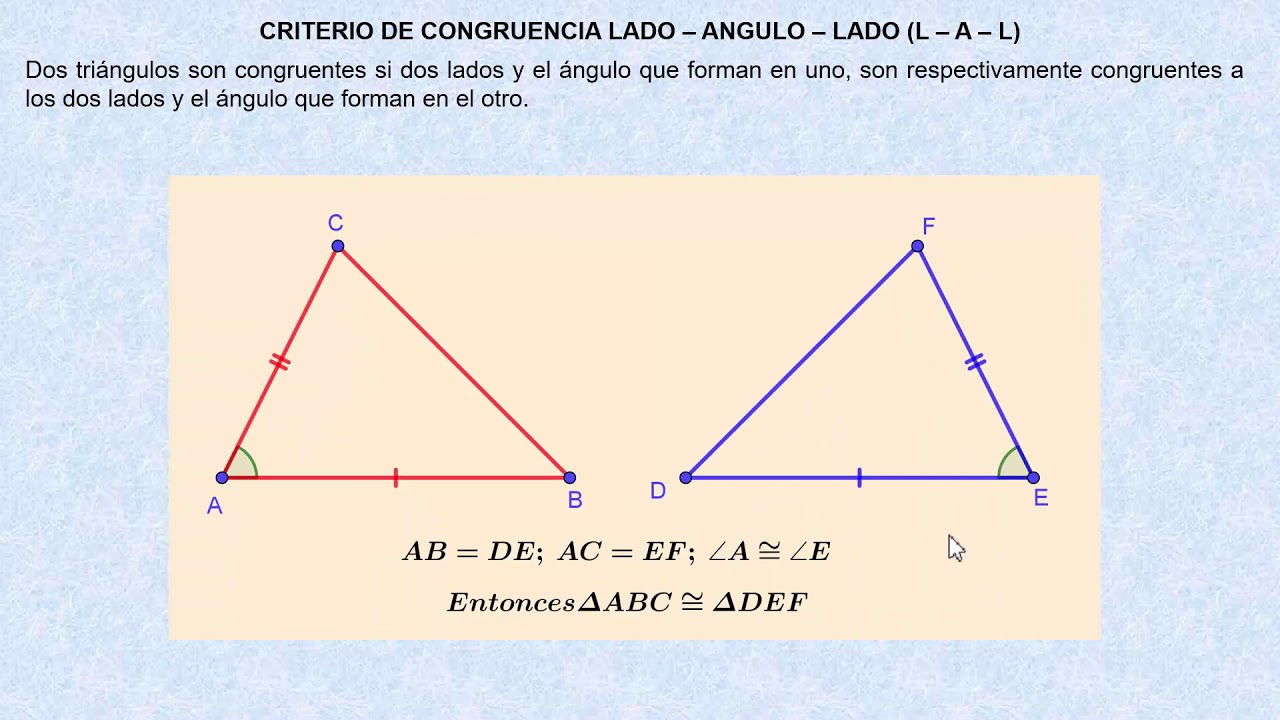 Ejemplos De Congruencia De Triangulos En La Vida Cotidiana Nuevo ...