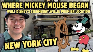 Where Walt Disney Premiered Mickey Mouse ‘Steamboat Willie’ In 1928 - New York City