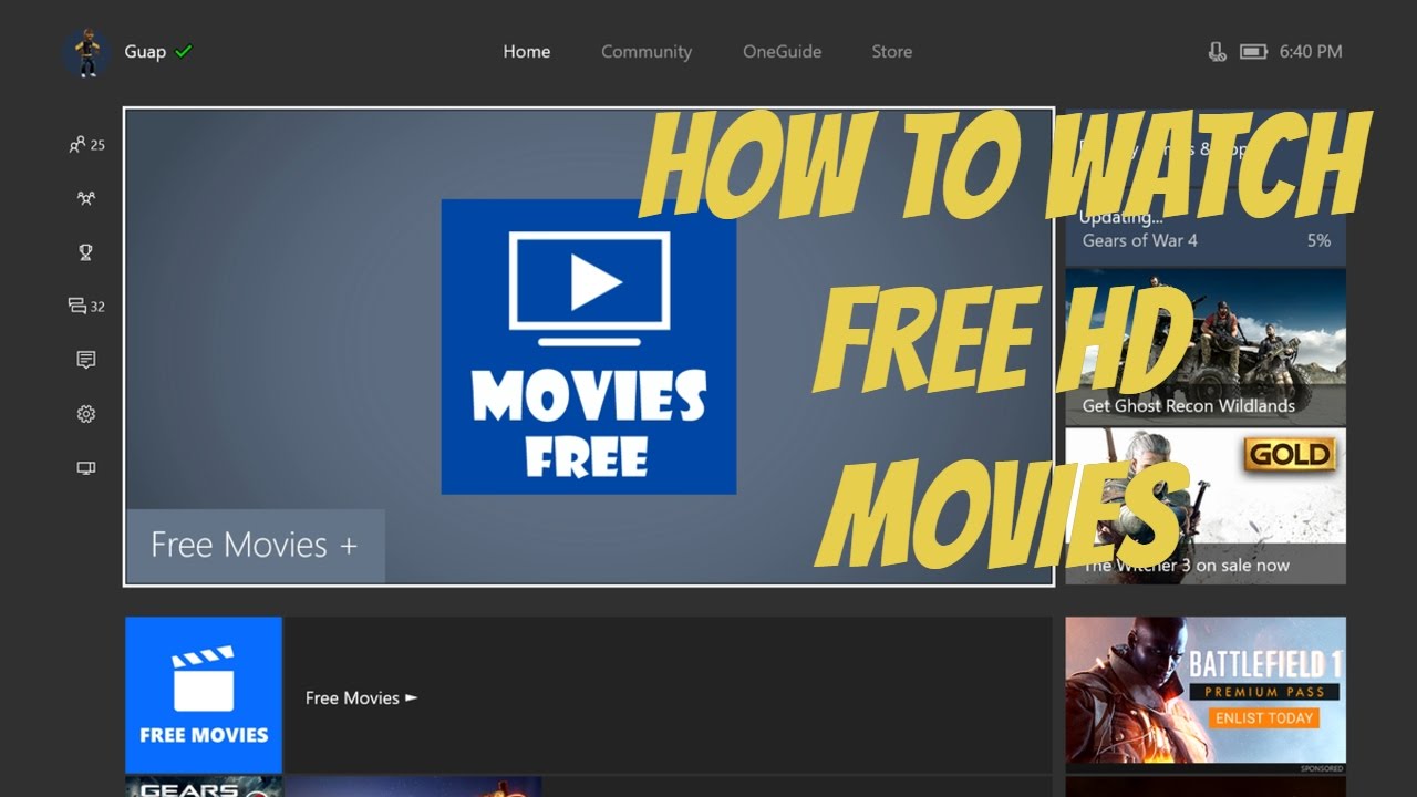 apps to watch movies for free on xbox