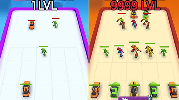 Max Level Gameplay In Robot Merge Master Game