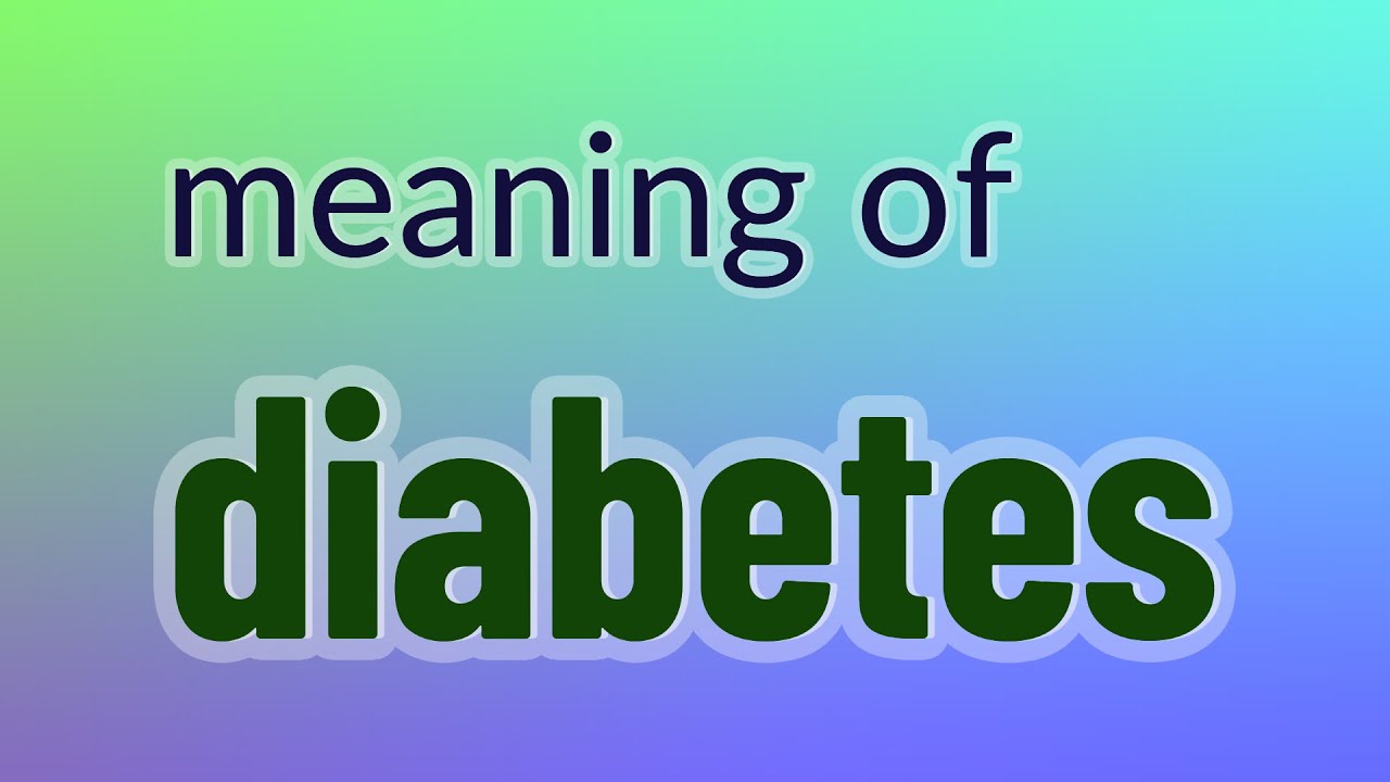 Diabetes 9 English Vocabulary Flashcards YouTube