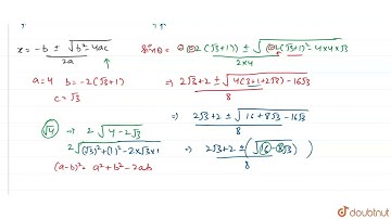 If theta is an acute angle such that4sin^(2) theta-2(sqrt3+1)sintheta+sqrt3=0,then: theta=A)30^(...