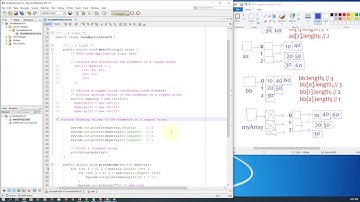 Java Tutorial 37 - Ragged Arrays